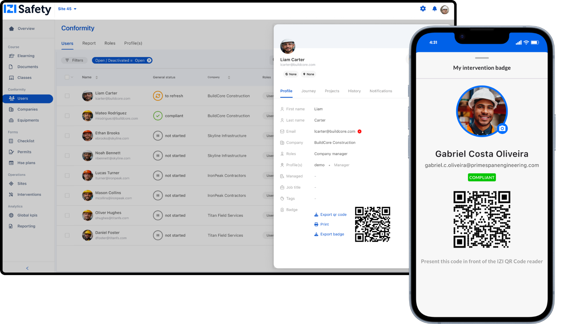 IZI Workers — Mobile app for field workers | IZI Safety